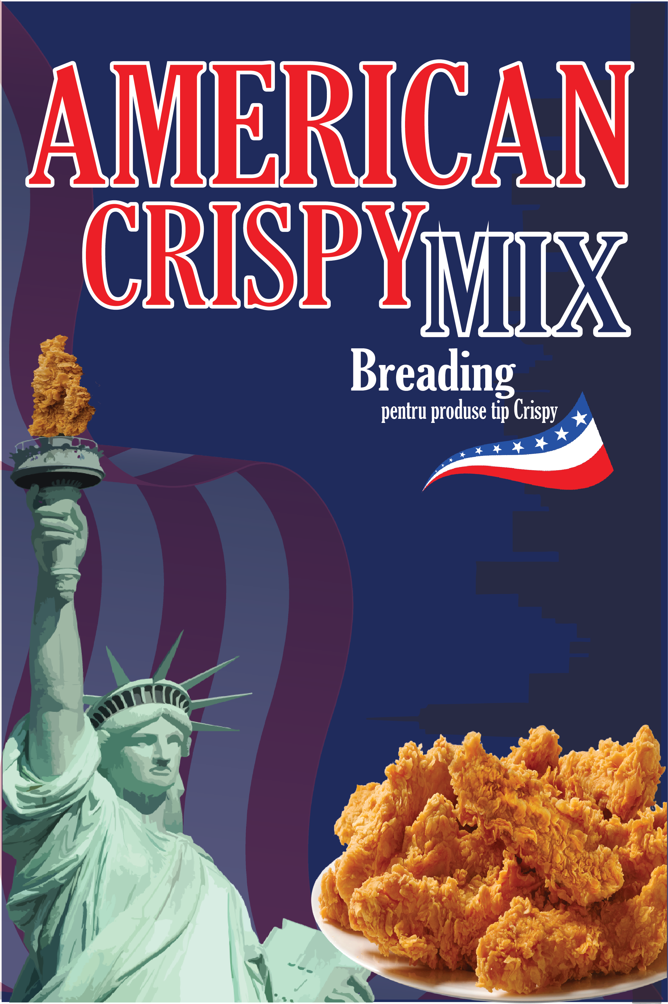 Breading American Crispy 200g + Condiment 15g [SAMPLE]